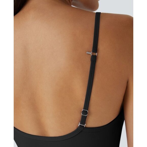 Halara Softly Zero Plush 2-in-1 Pocket Mini Active Dress Sz Small Womens Black A - Picture 9 of 14